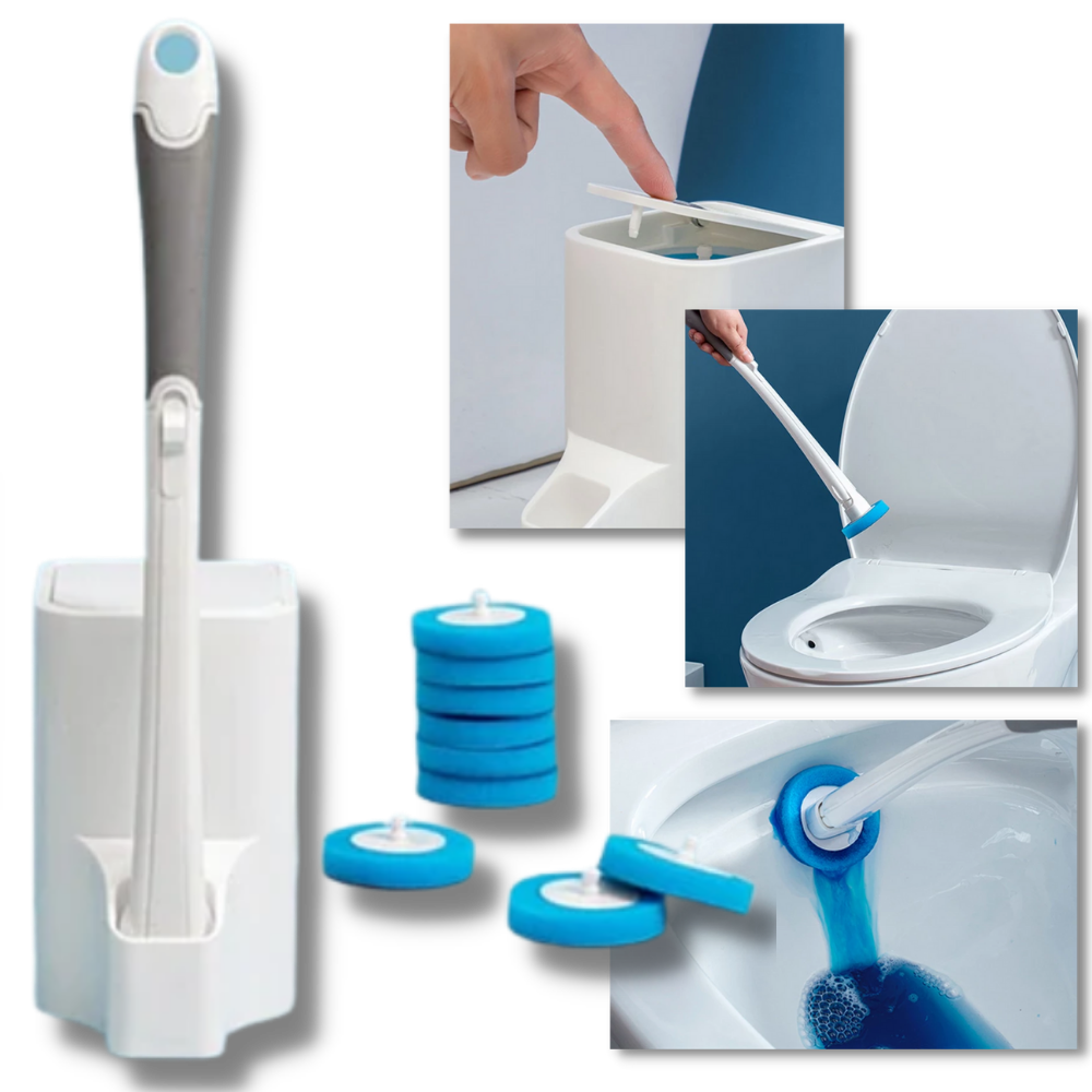 Disposable Toilet Brush Set
