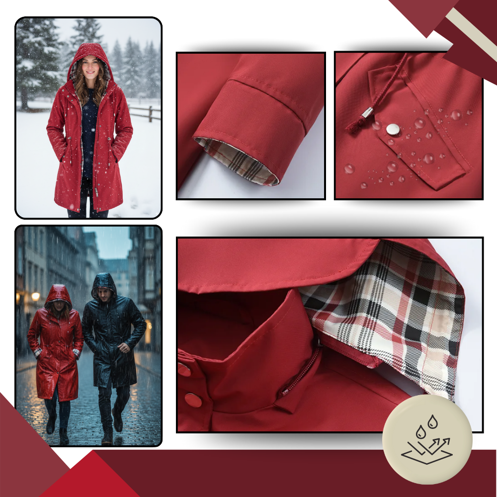 Chic Waterproof Trench Coat