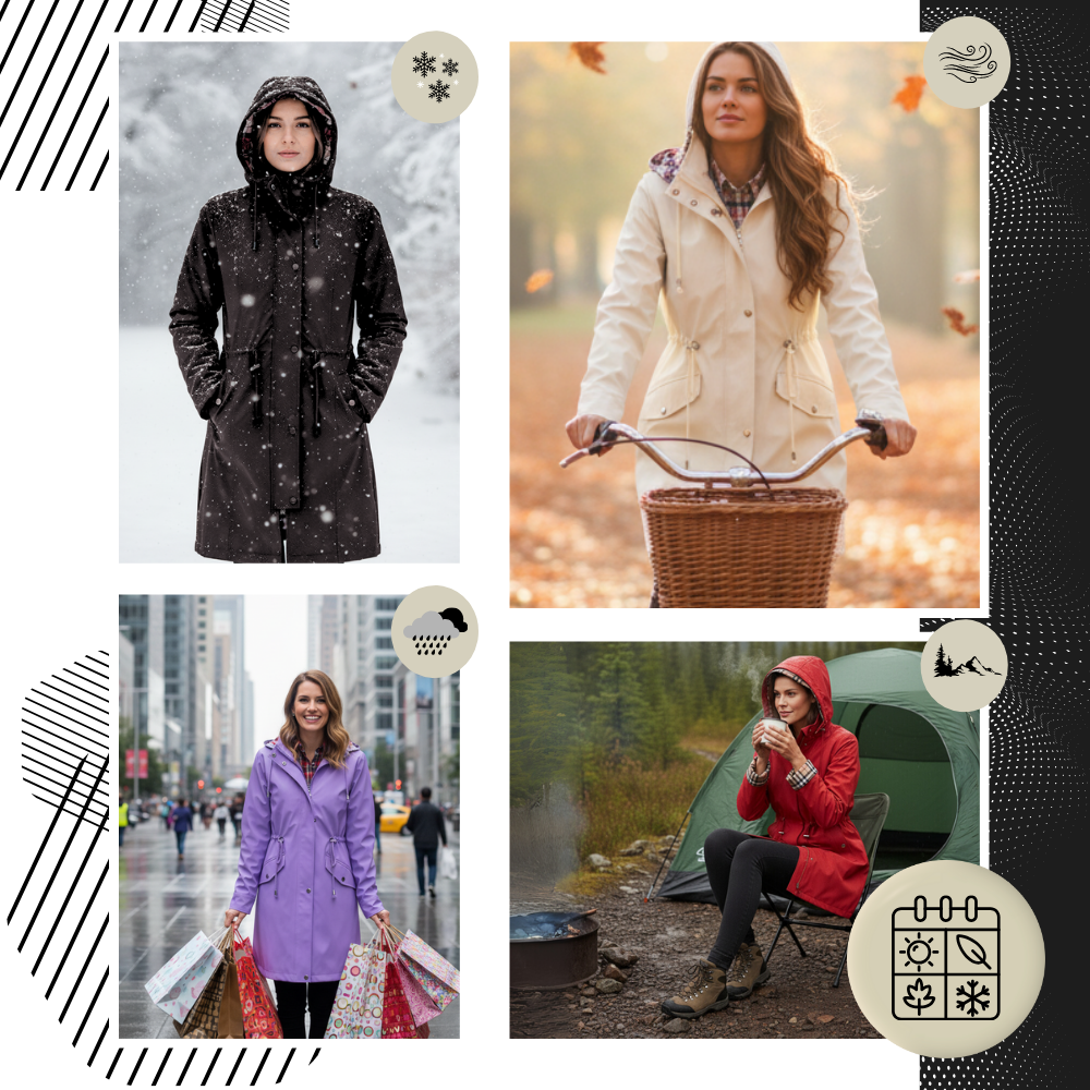 Chic Waterproof Trench Coat