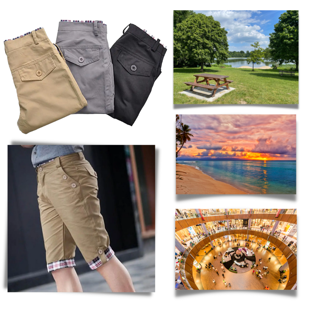 Elegant Men's Cargo Shorts