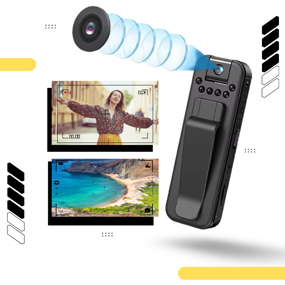 OTG Compatible Wireless Vlog Body Camera