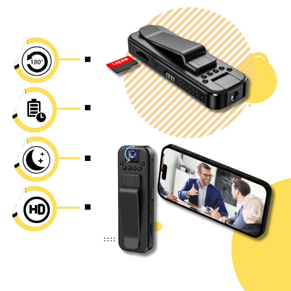OTG Compatible Wireless Vlog Body Camera